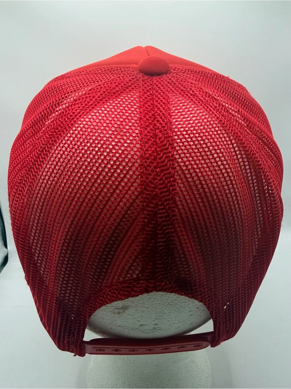 Vintage Gentry Trucker Hat Red Foam Rope SnapBack Cap Mesh Back Youngan Hat Co
